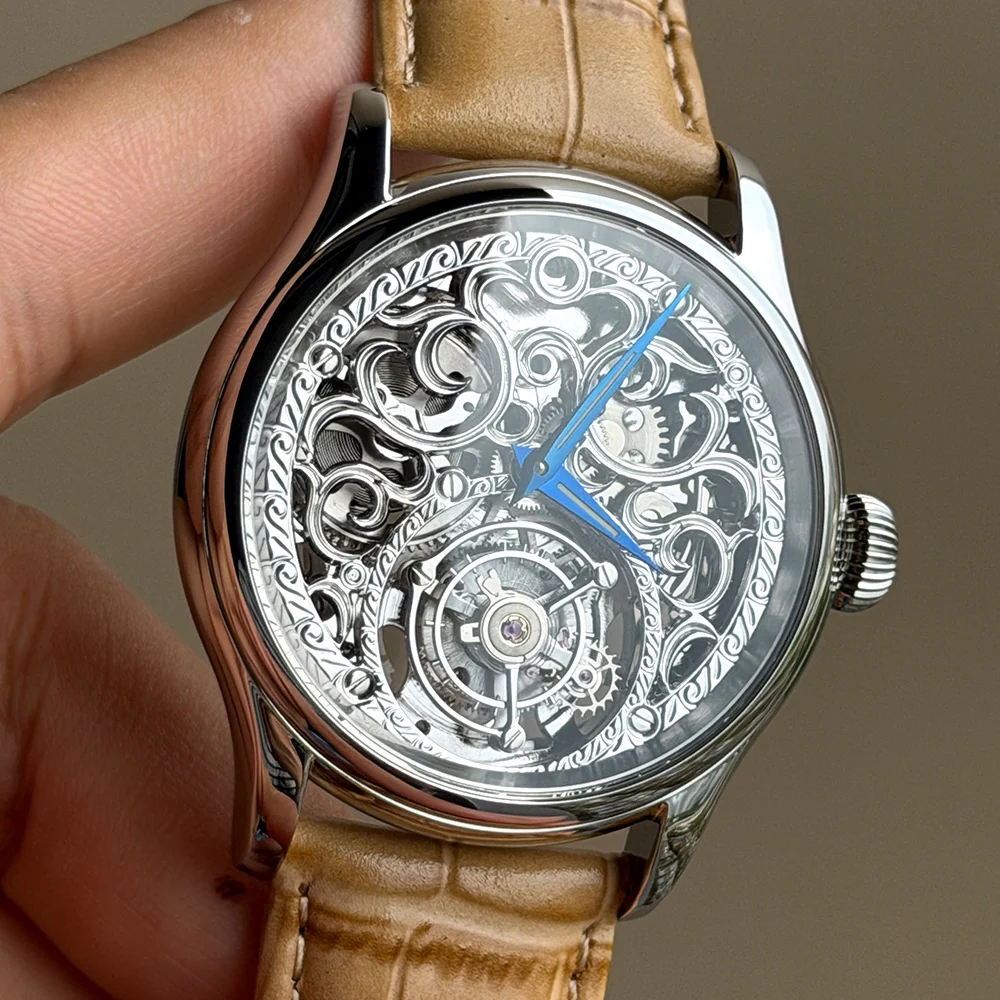 Merkur 100% Skeleton Tourbillon Watch