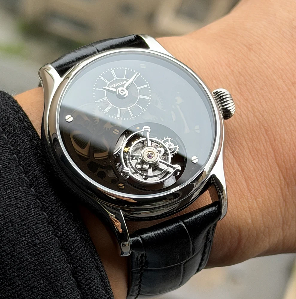 Merkur 100% Tourbillon Watch Transparency - Image 11