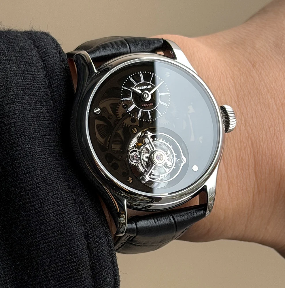 Merkur 100% Tourbillon Watch Transparency - Image 12