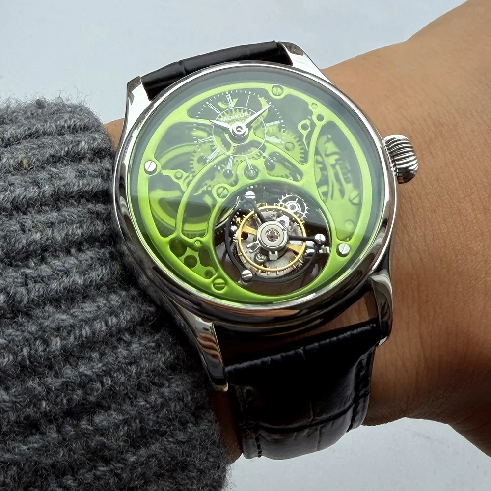 Merkur 100% Tourbillon Watch Transparency - Image 8