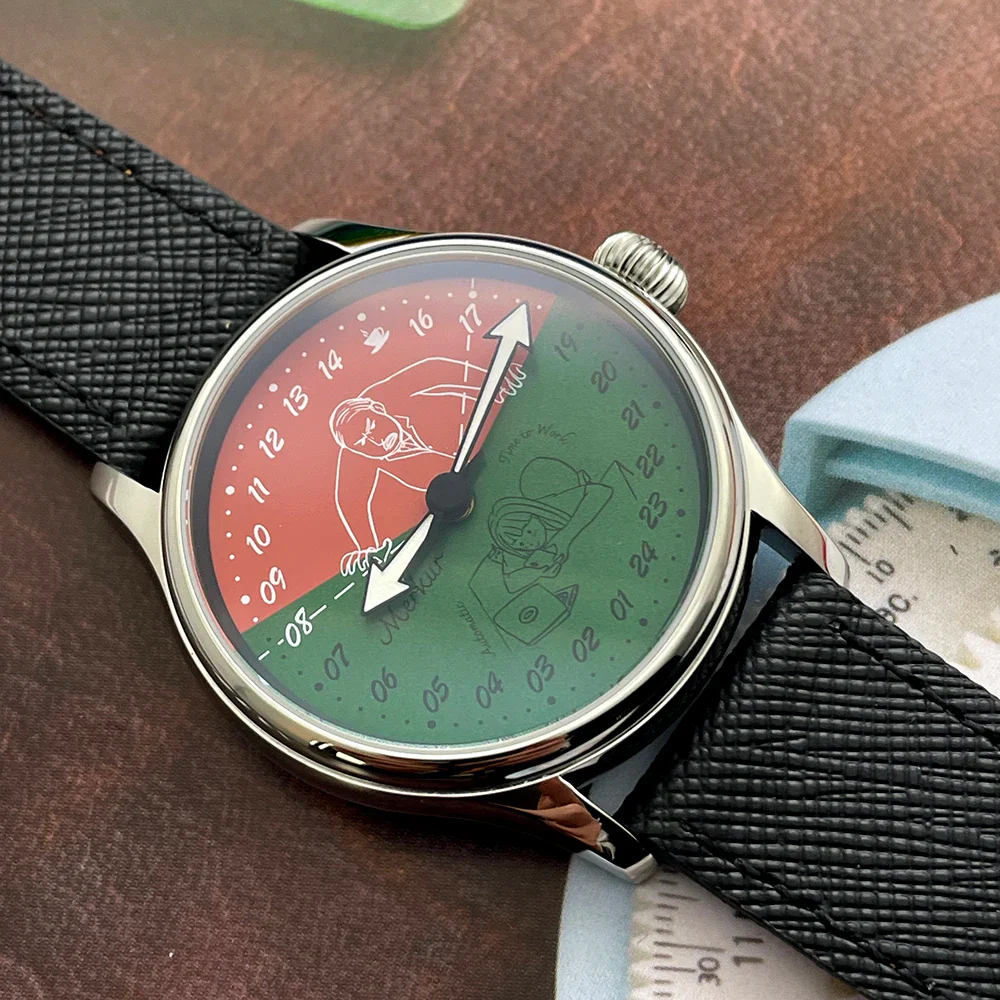 Merkur Creative Workplace Cow and Horse Watch - Image 2