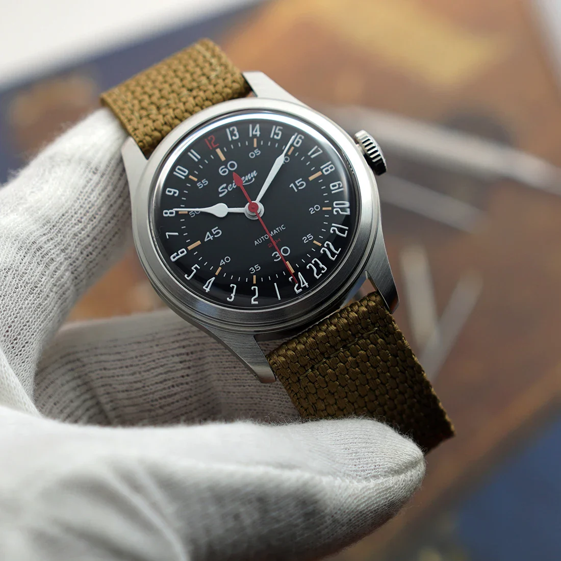 Merkur Pilot 24H Automatic Watch - Image 7