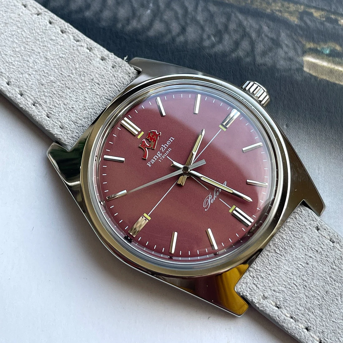 Merkur Salmon Dial Watch - Image 2