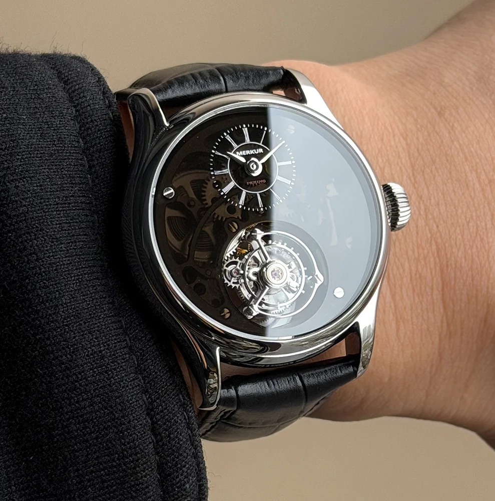 Merkur Tourbillon Watch Transparency - Image 3