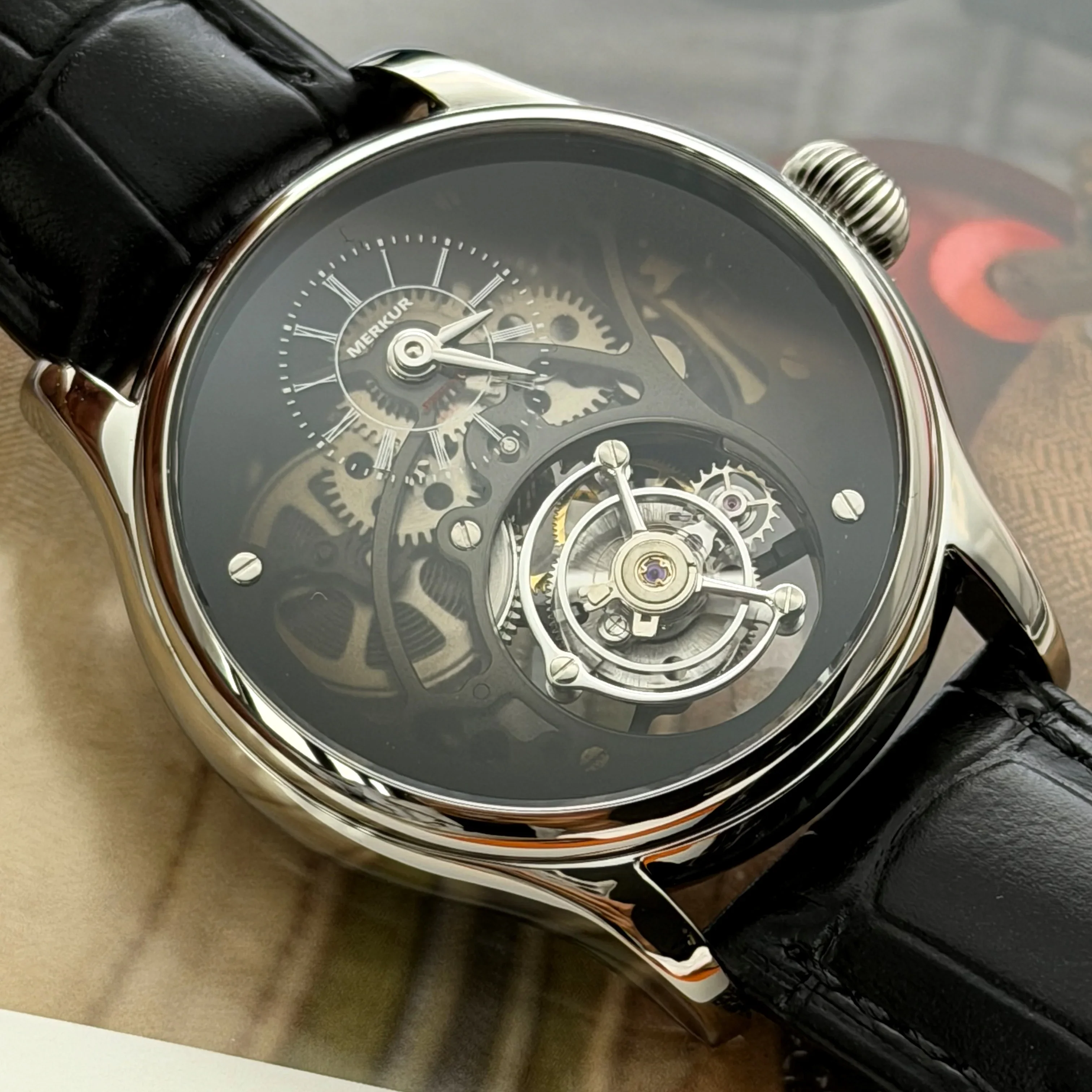 Merkur Tourbillon Watch Transparency - Image 4